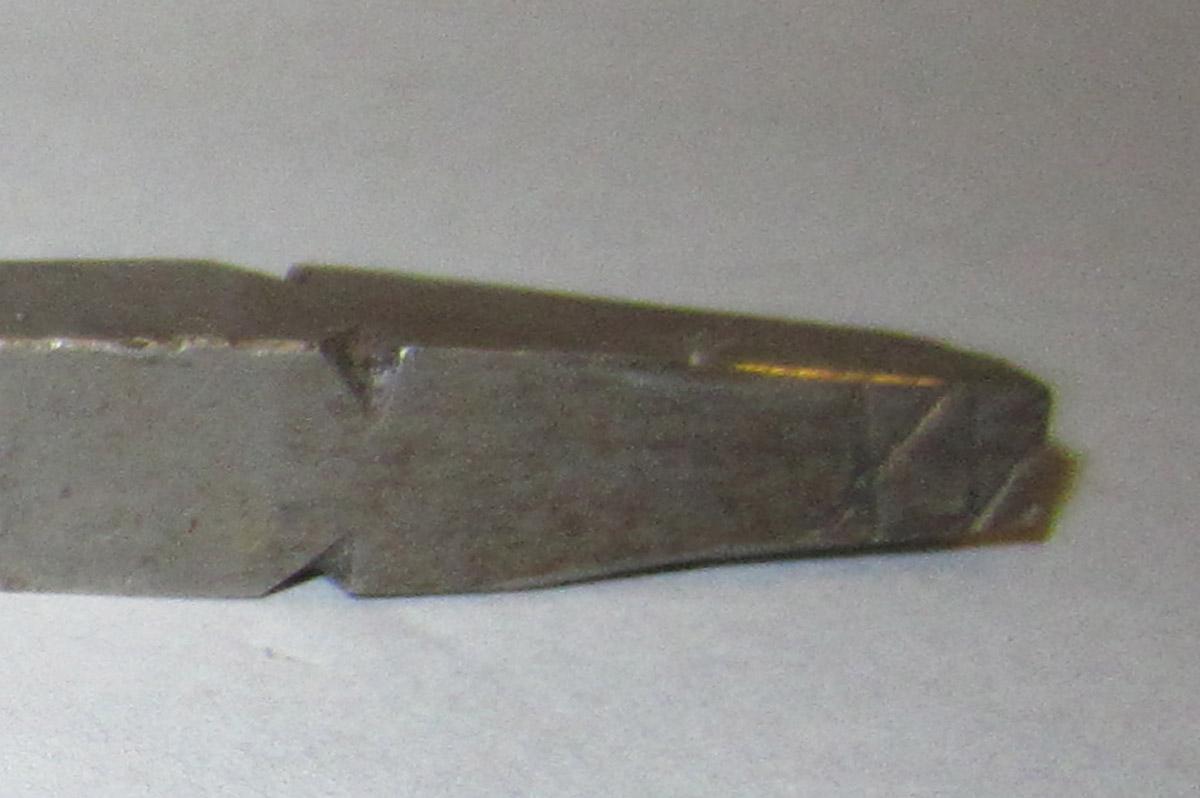 1995.0006.185 Reamer bit, Mark close