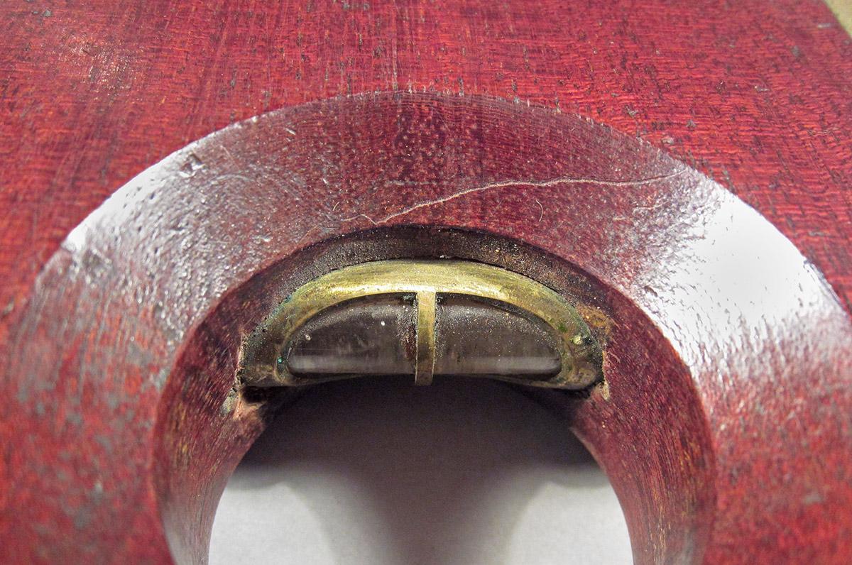 1995.0006.196, Spirit level, side level detail