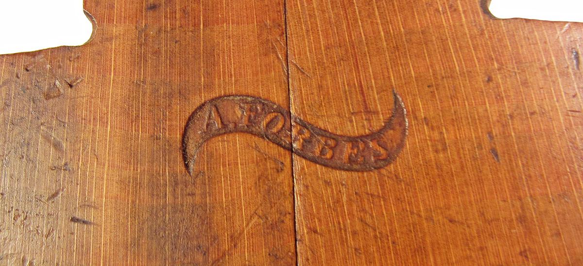 1995.0006.202 A-G, Sash plane, mark