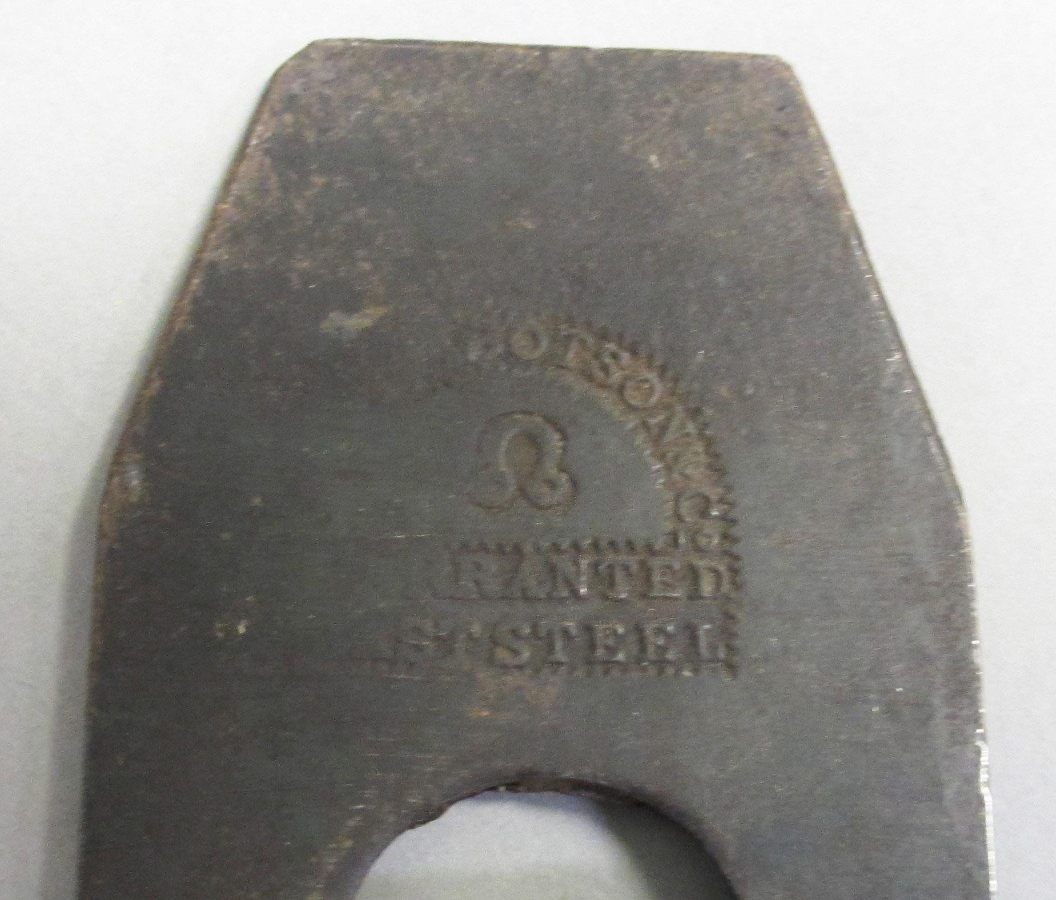 1995.0006.207 Hollow Plane, Iron Mark