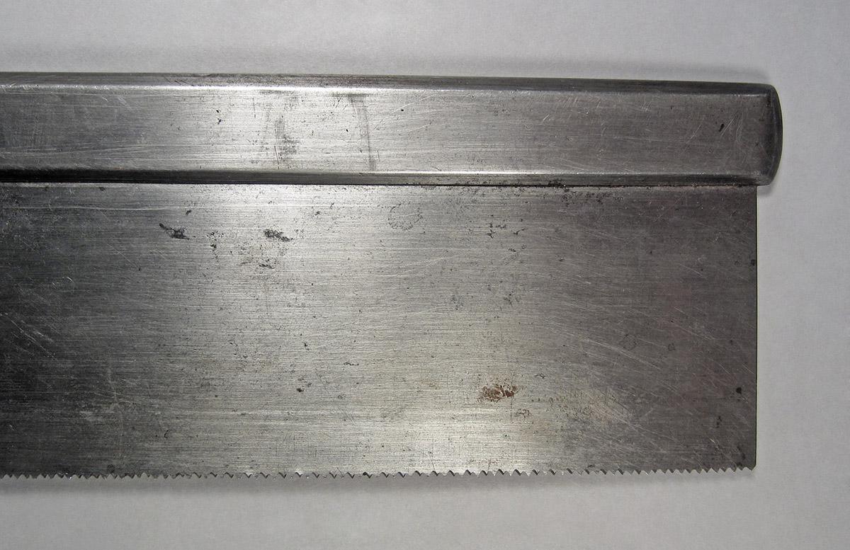 1995.0006.225, Dovetail saw, blade detail