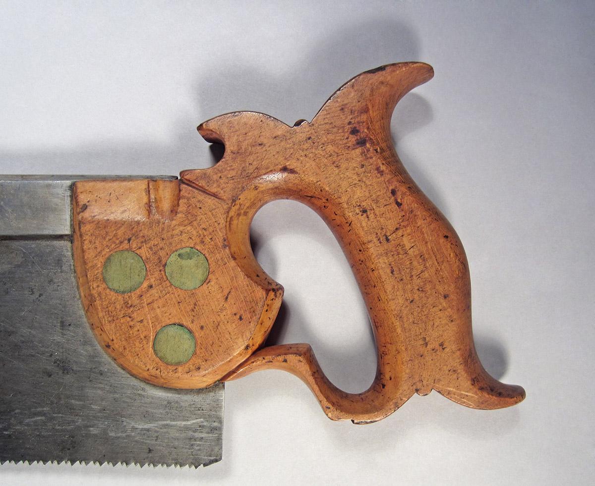 1995.0006.226, Back saw, handle side 1