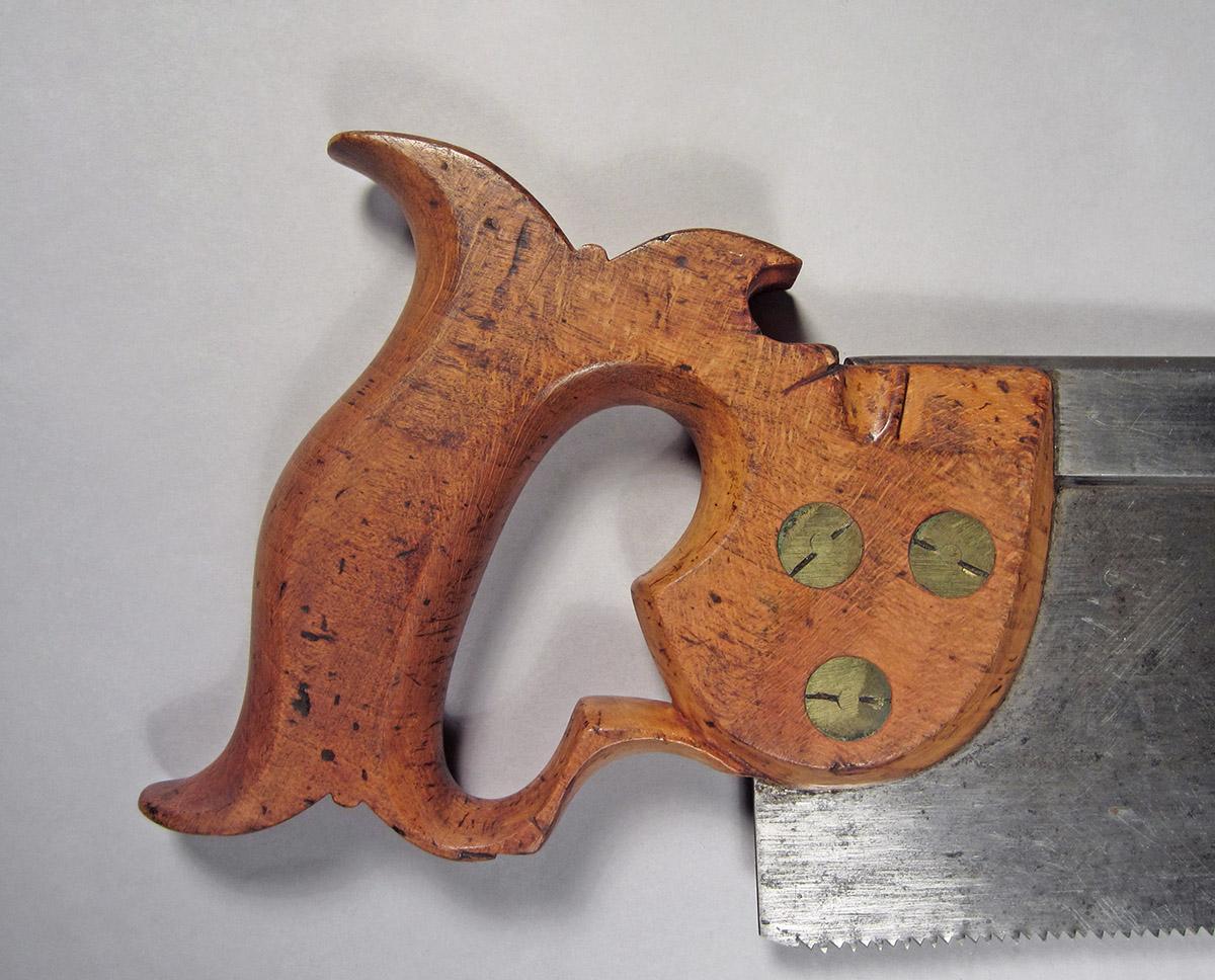 1995.0006.226, Back saw, handle side 2