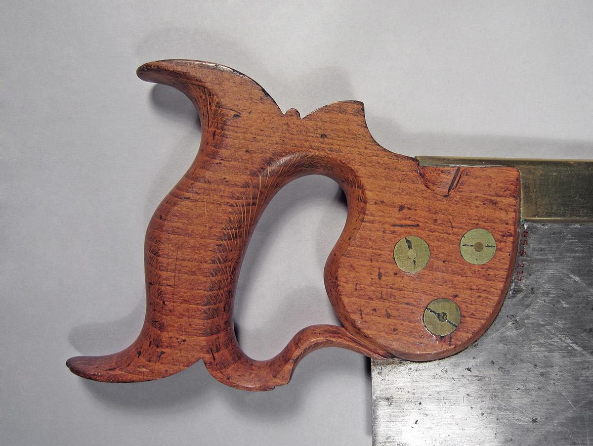 1995.0006.227, Back saw, handle side 2