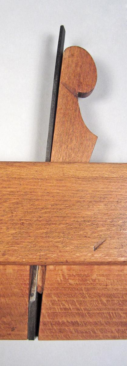 1995.0006.233 A-C, Rabbet plane, wedge and blade