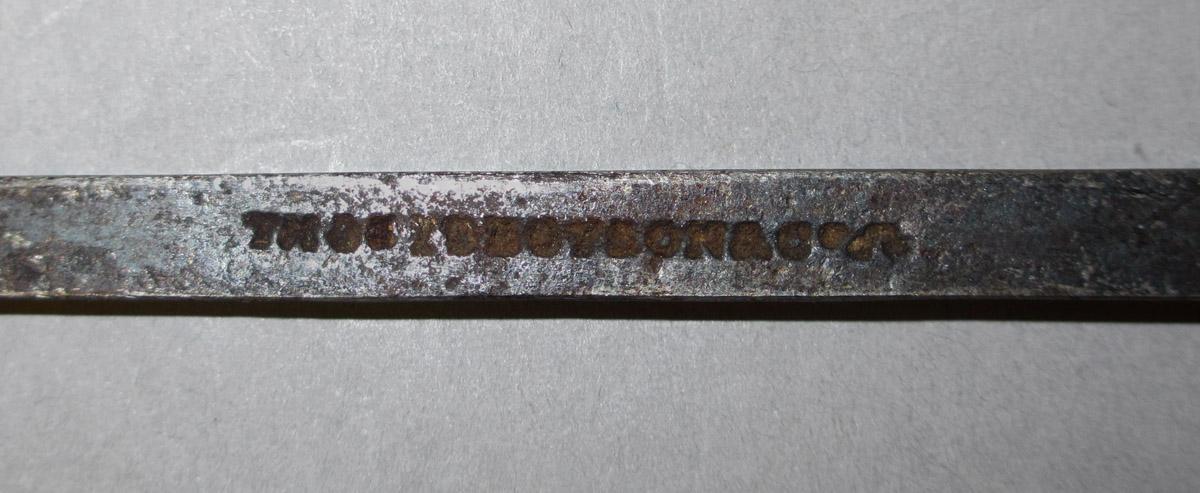1995.0006.237 Grove plane, blade mark detail