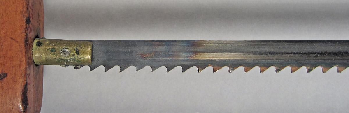 1995.0006.243 A-E, Frame saw, blade detail