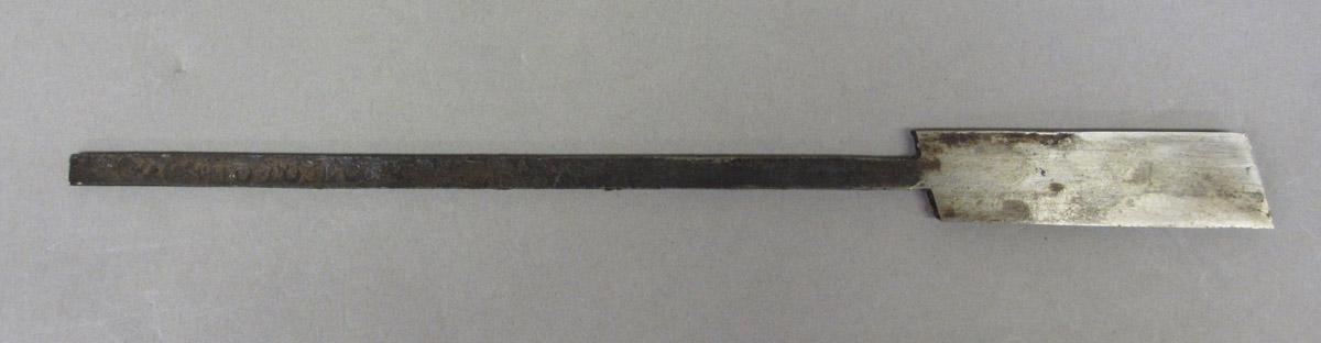 1995.0006.269 Rabbet plane, blade side 2