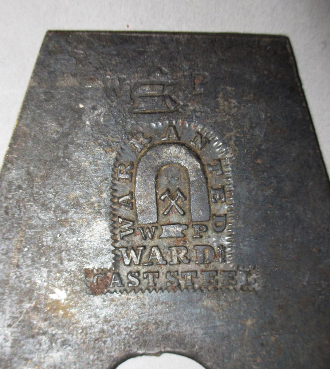 1995.0006.296 Plane blade, mark detail