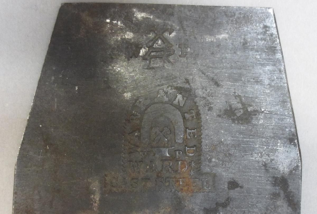 1995.0006.297 Plane blade, mark detail