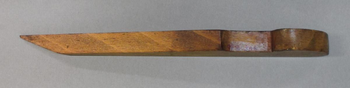 1995.0006.306 Molding plane wedge, top view