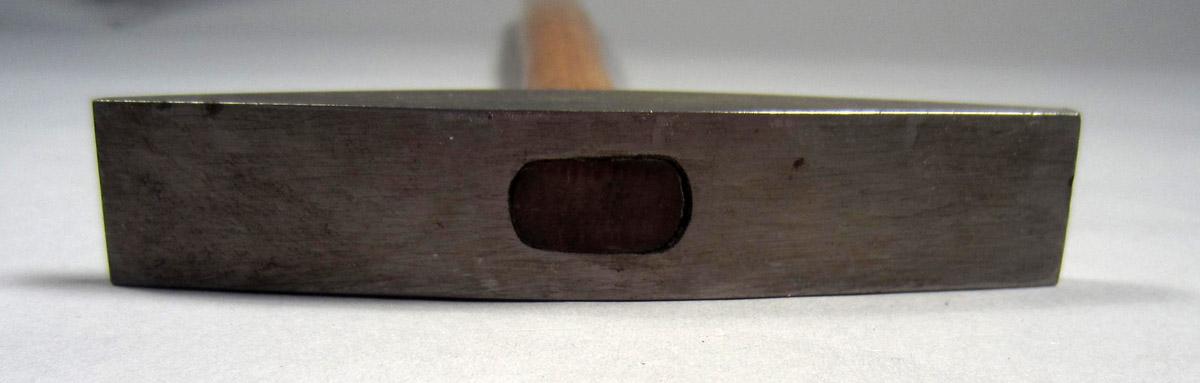 1995.0006.310 Saw-setting hammer, Head
