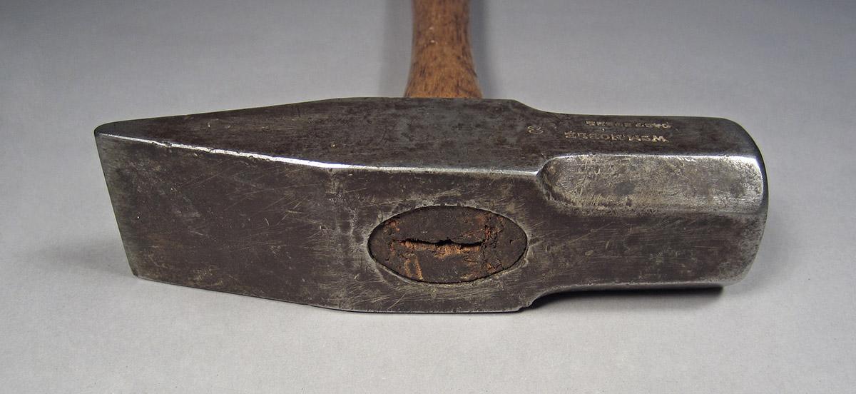 1995.0006.312, Hammer, head top