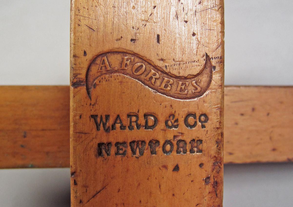 1995.0006.319 A-C, Mortise gauge, marks 2 and 3