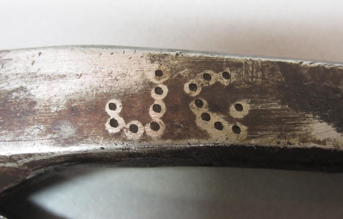 1995.0006.326 Shears, mark detail 2