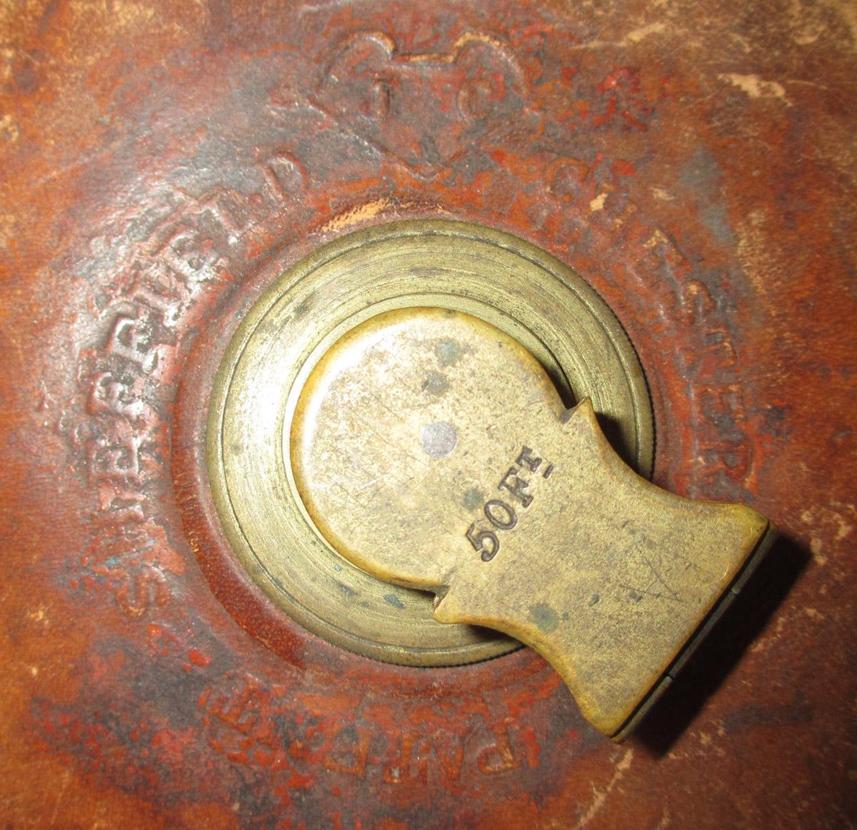 1995.0006.337 Measuring tape, mark detail
