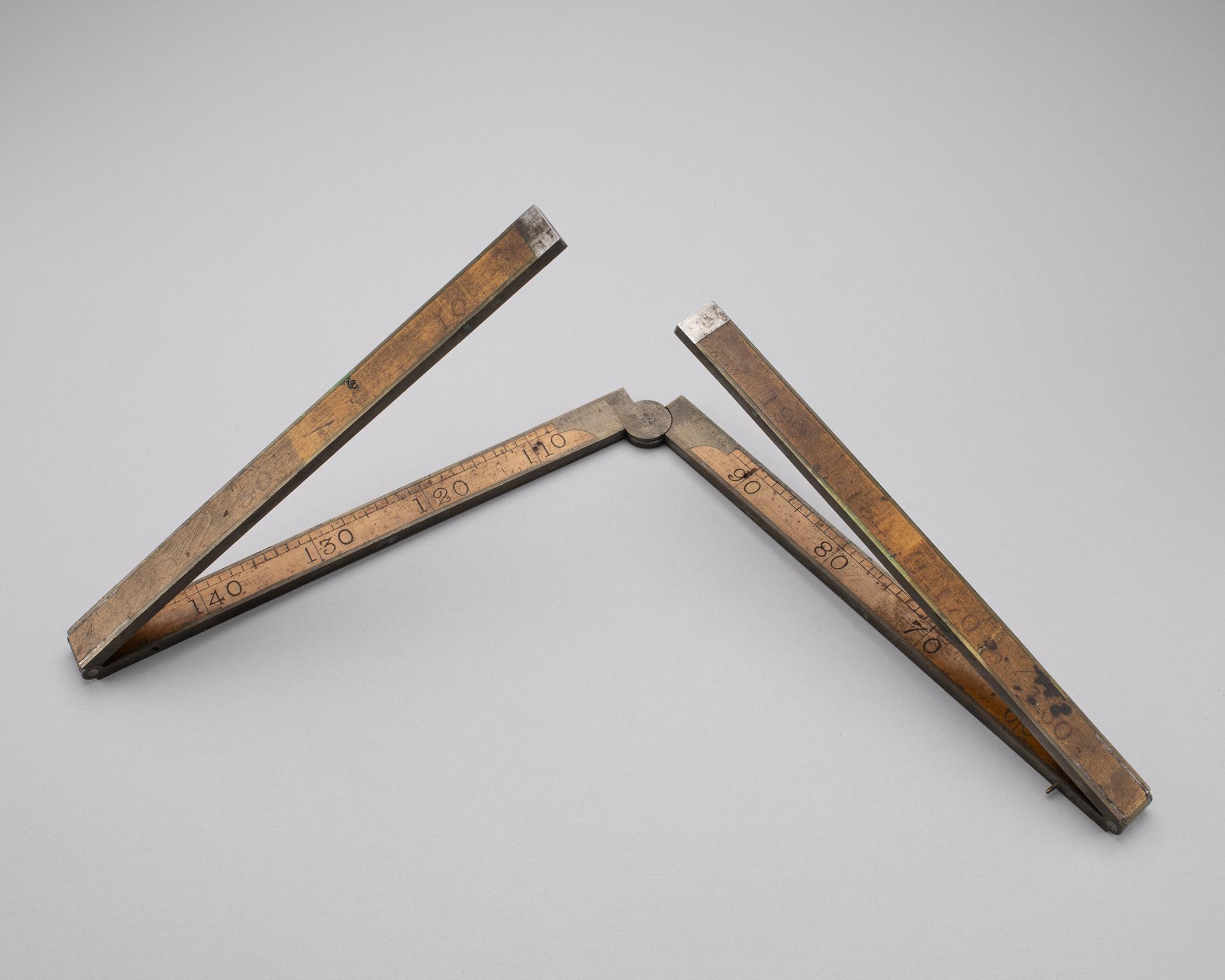 1995.0006.345  Ruler, Folding rule or ruler, view 6
