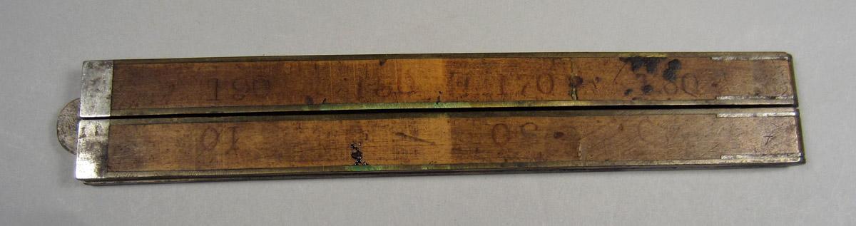 1995.0006.345 Ruler, Folded