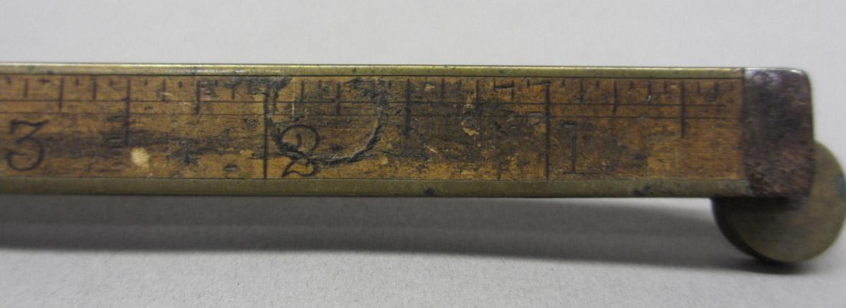 1995.0006.349 Ruler, detail view
