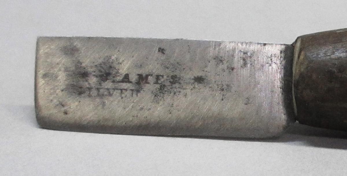 1995.0006.366 Felt knife, detail view