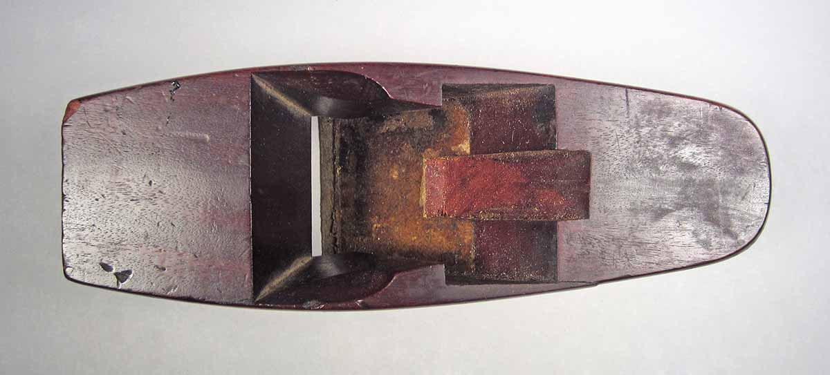 1995.0006.370 A-E, Smoothing plane, stock top