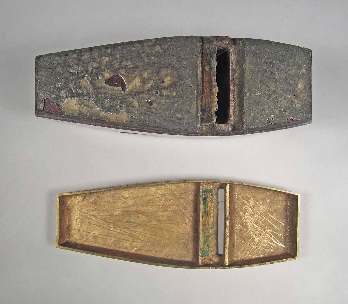 1995.0006.370 A-E, Smoothing plane, inside sole