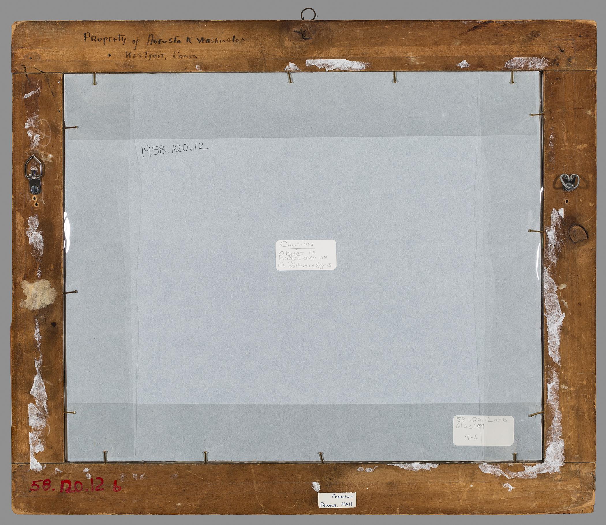 1958.0120.012 B Frame, view 2, reverse