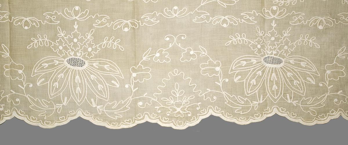 1952.0347.003 A Bed Hanging, Side Curtain, Border Detail
