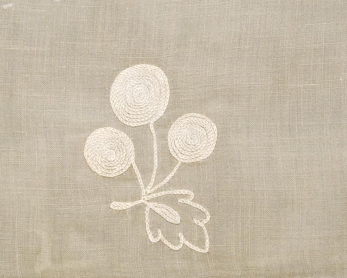 1952.0347.003 A Bed Hanging, Side Curtain, Pattern Detail