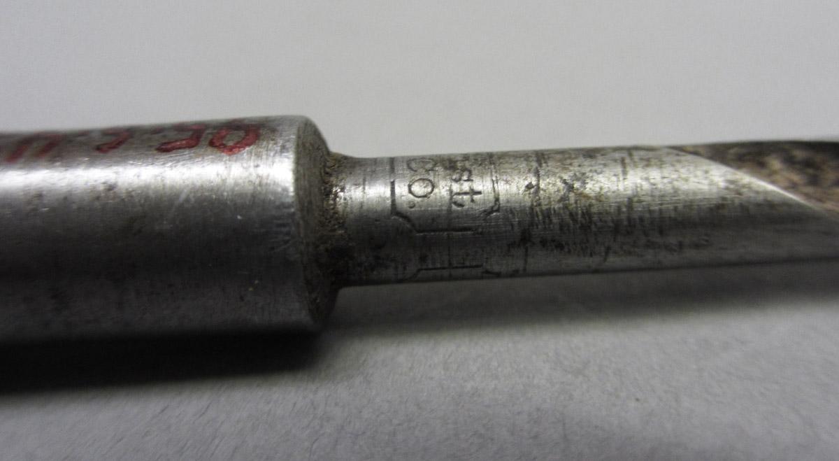 1995.0006.437 Spiral brace bit, mark detail part 4