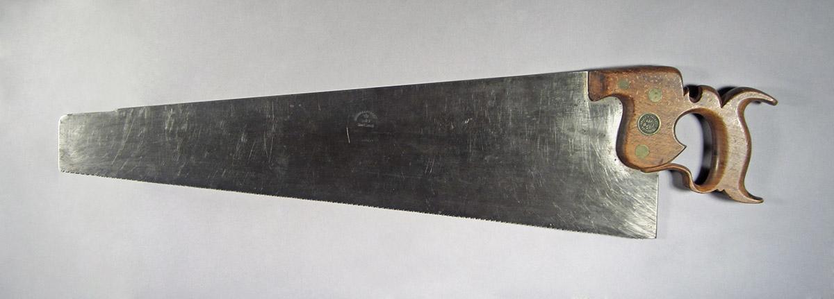 1995.0006.444, Hand saw, side 2