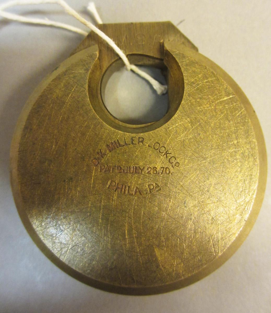 1995.0006.518 Lock, mark detail
