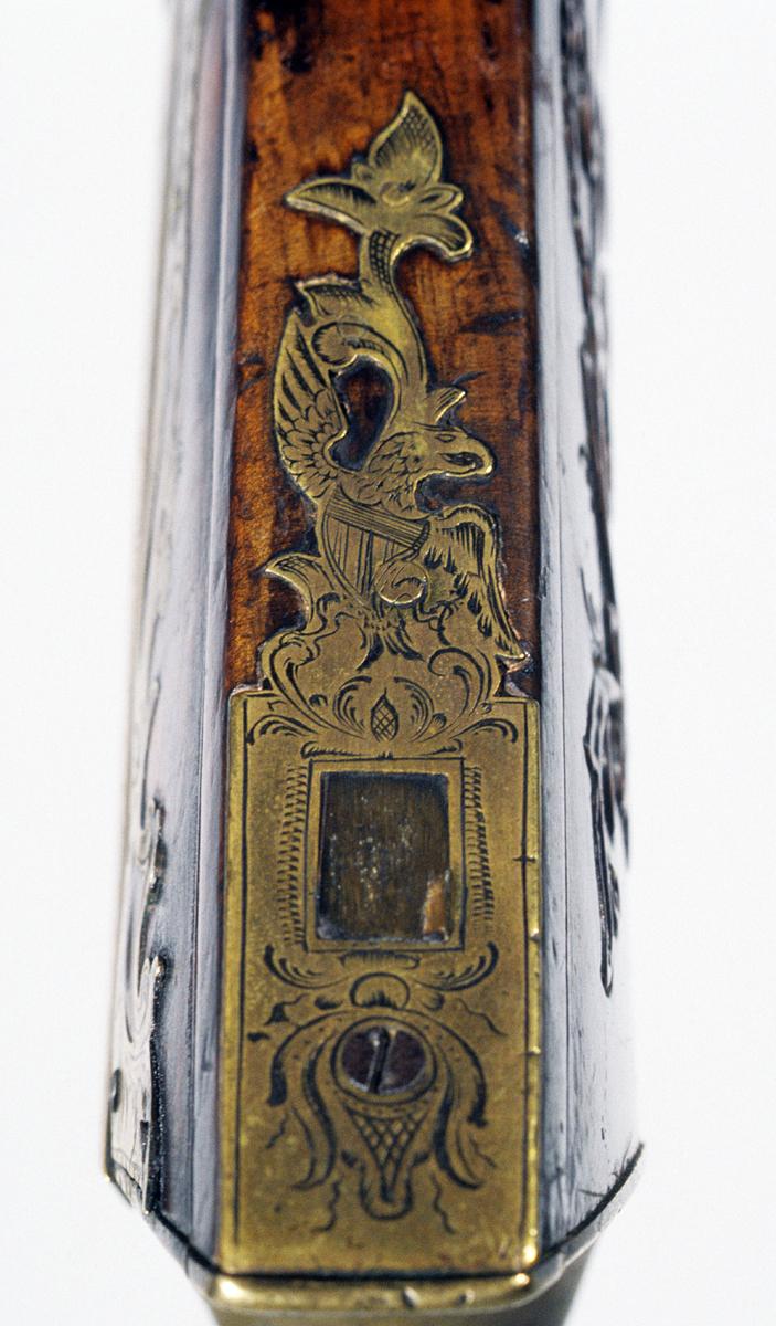 1995.0011 Flintlock Rifle, Detail 8