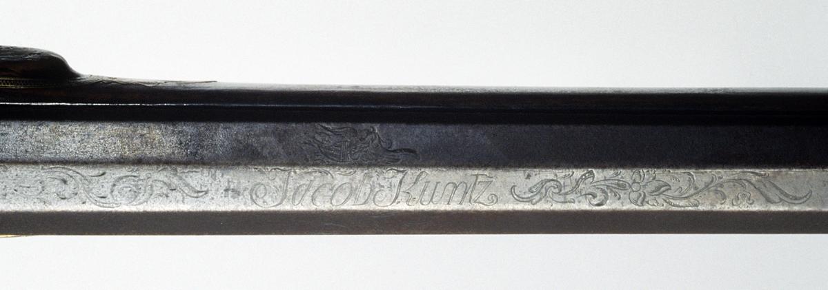 1995.0011 Flintlock Rifle, Detail 9
