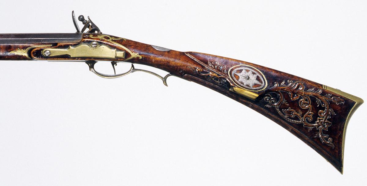 1995.0011 Flintlock Rifle, Detail 2