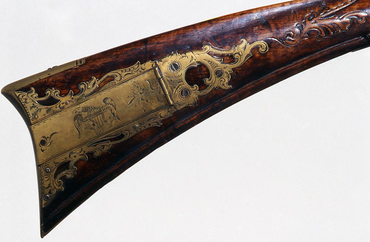 1995.0011 Rifle, Flintlock rifle (detail 5)