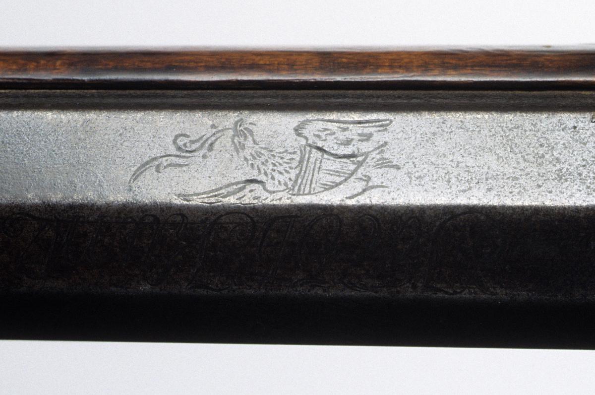 1995.0011 Flintlock Rifle, Detail 6