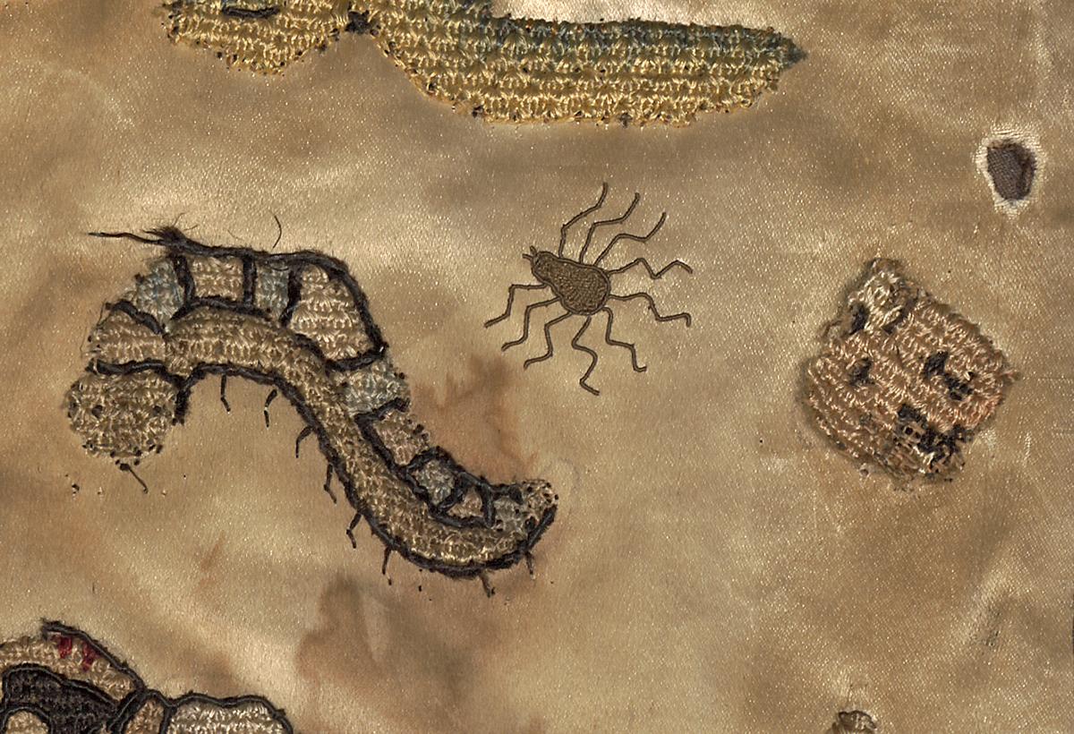 1992.0015 Needlework Picture, Detail 11
