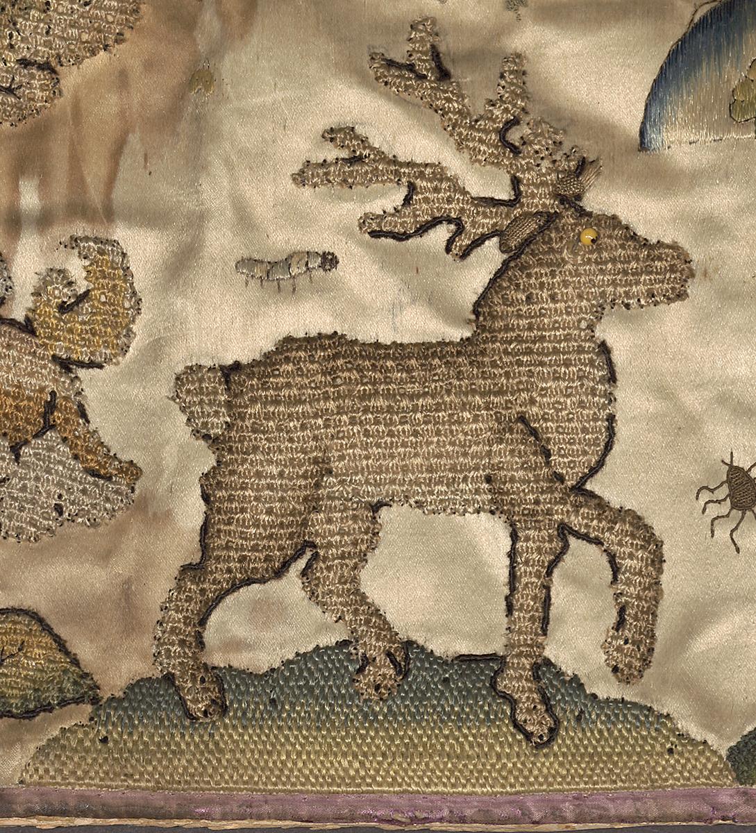 1992.0015 Needlework Picture, Detail 13