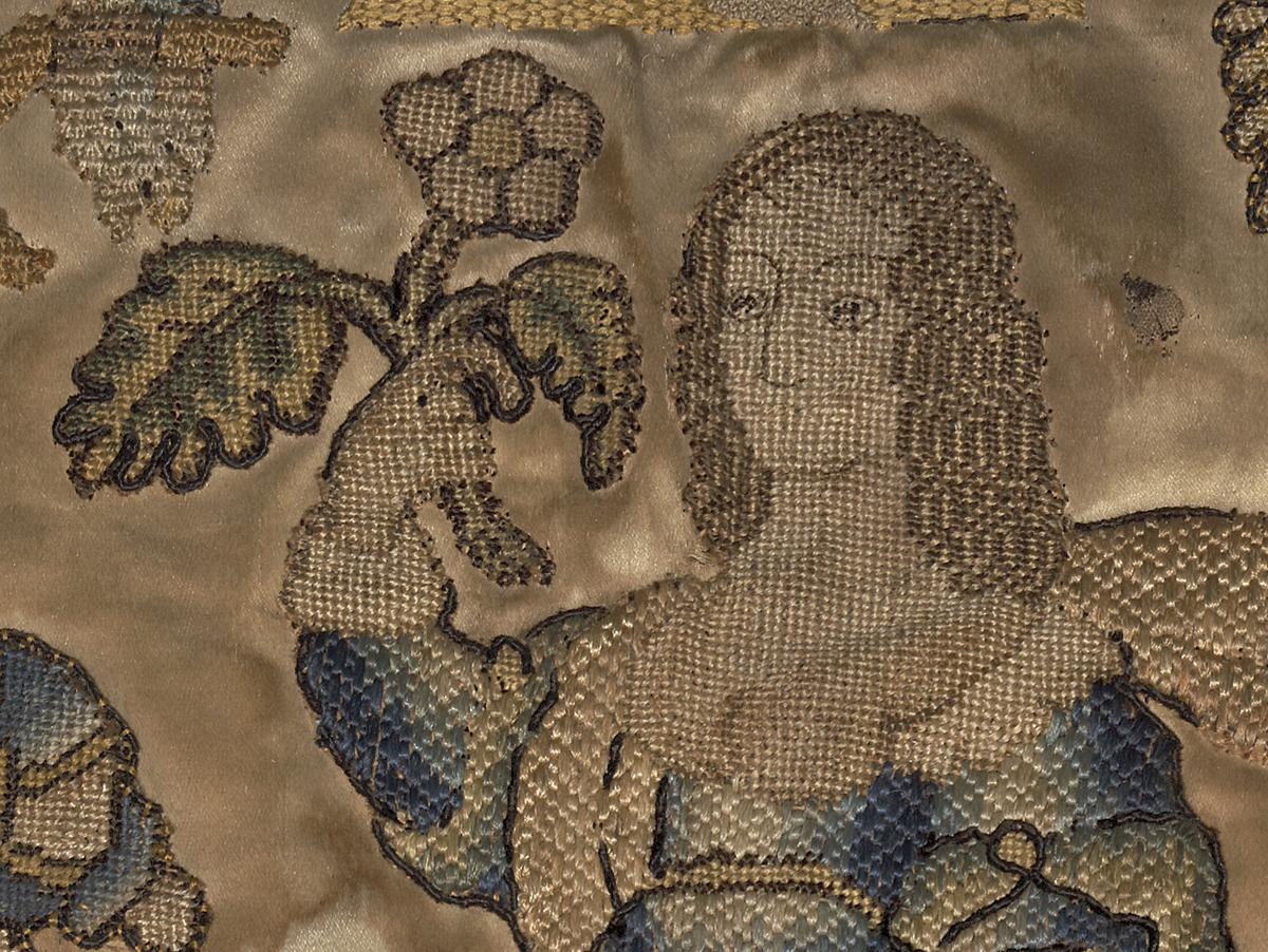 1992.0015 Needlework Picture, Detail 16