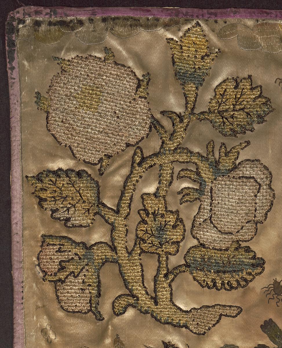1992.0015 Needlework Picture, Detail 2