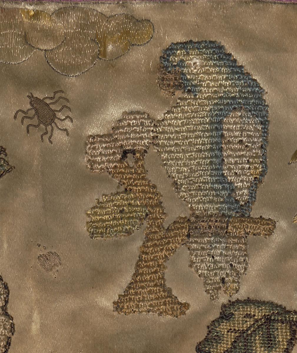1992.0015 Needlework Picture, Detail 3