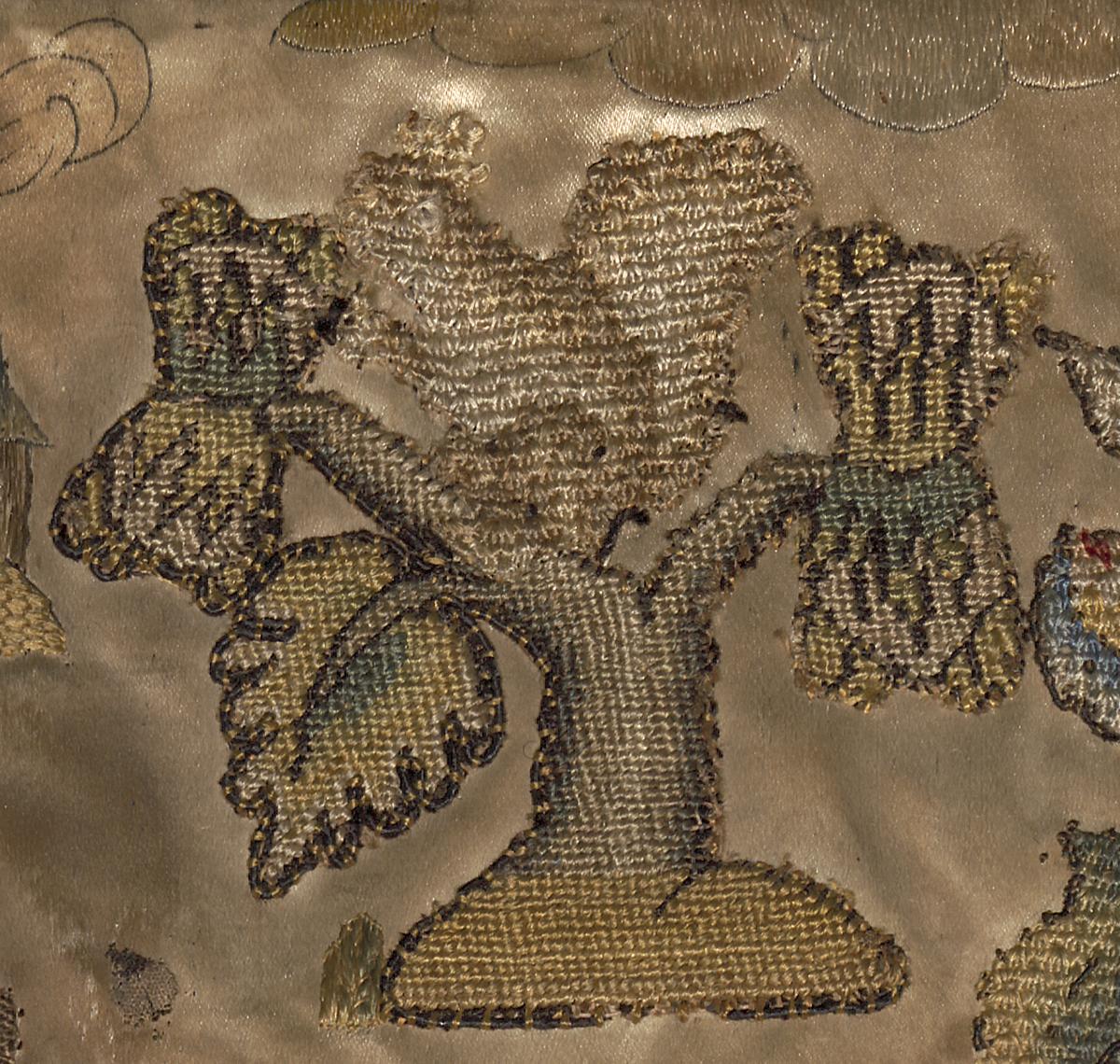 1992.0015 Needlework Picture, Detail 5