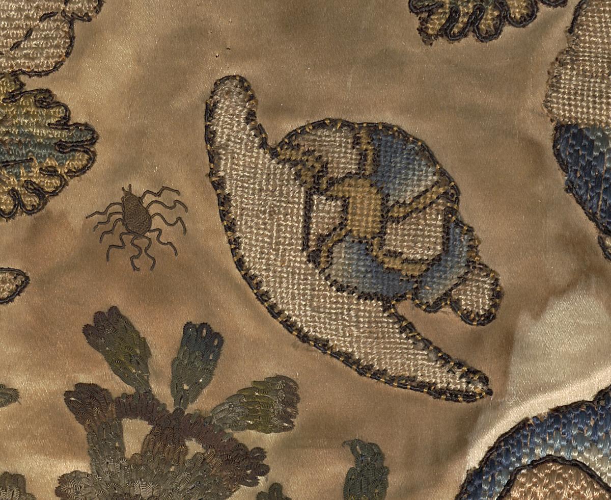 1992.0015 Needlework Picture, Detail 7