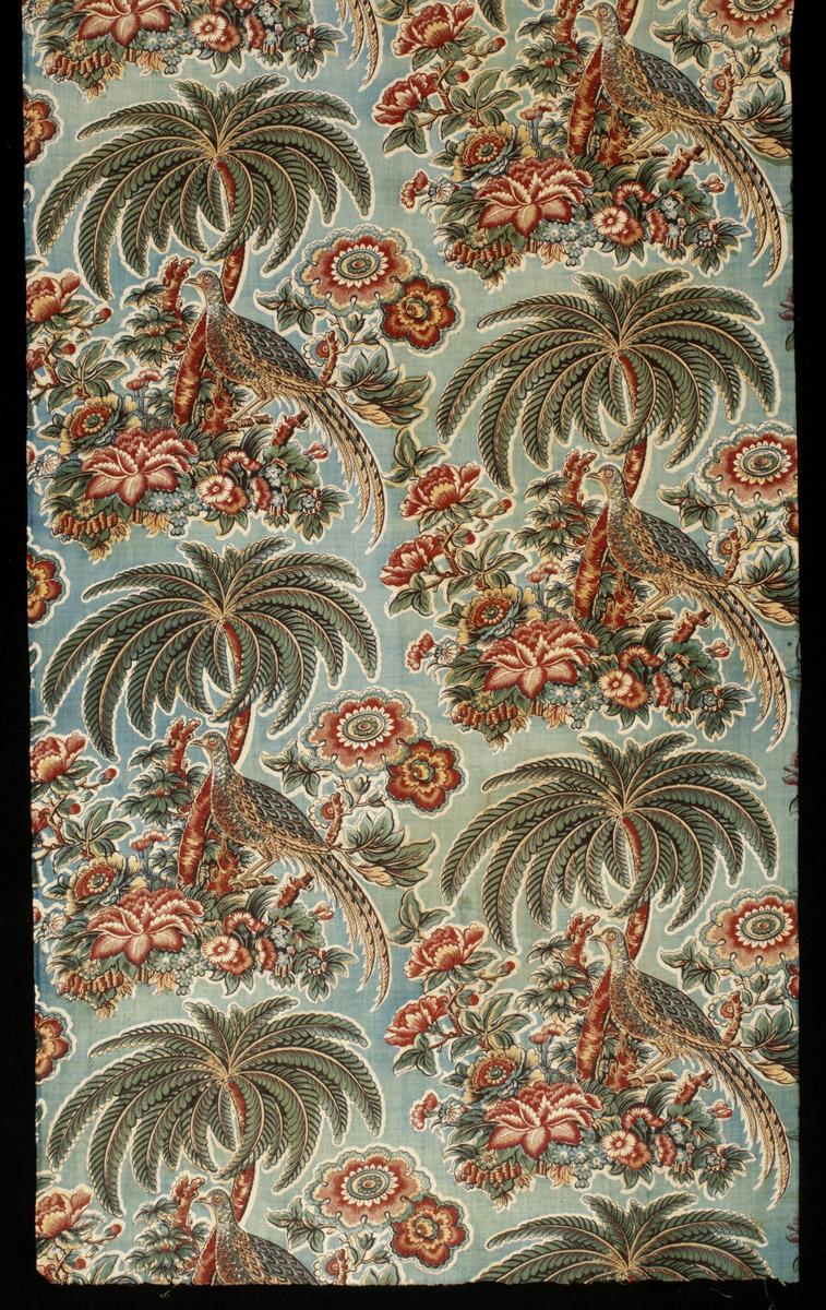 1995.0018 Textile, printed, detail 2