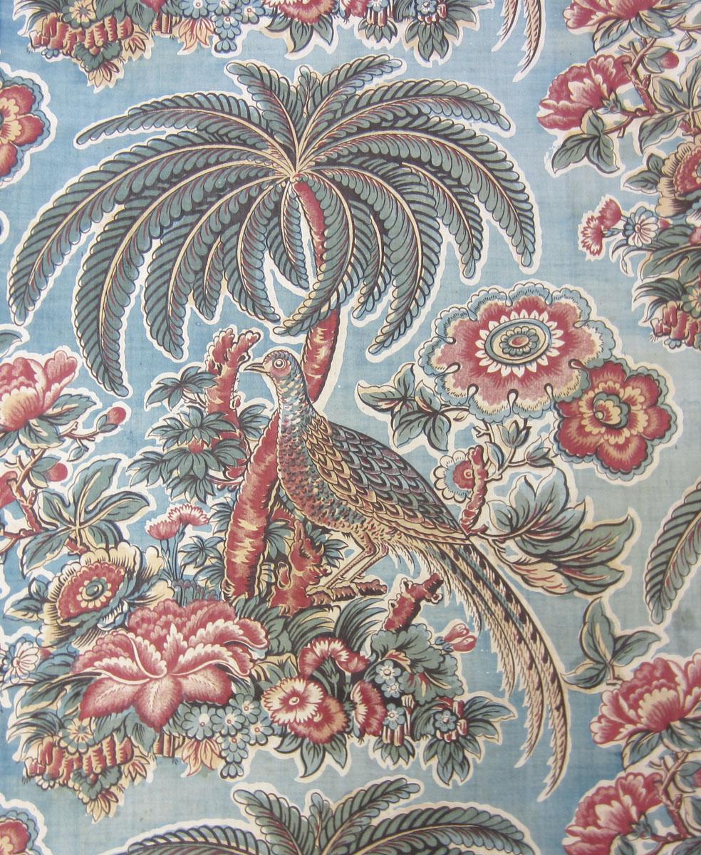 T90.4 Textile, printed, partial design repeat