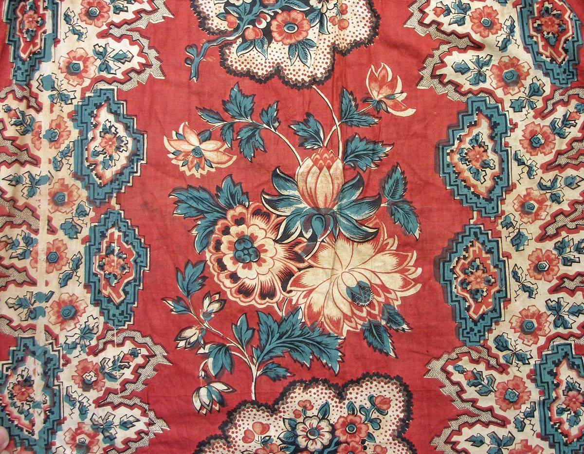 1995.0039 textile, printed repeat