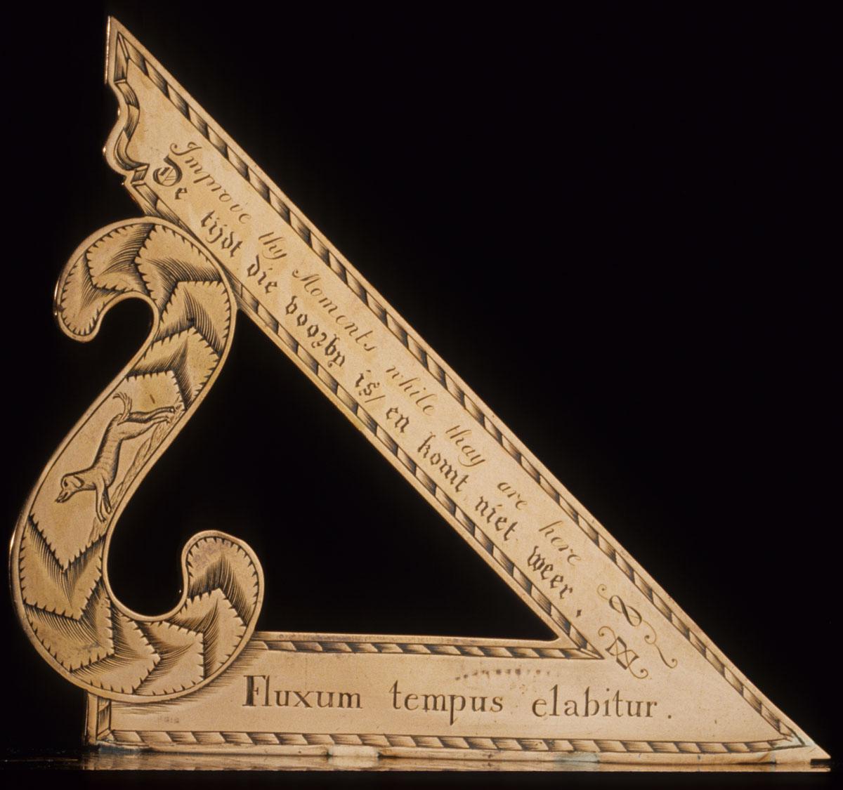 1995.0041 Sundial, studio detail