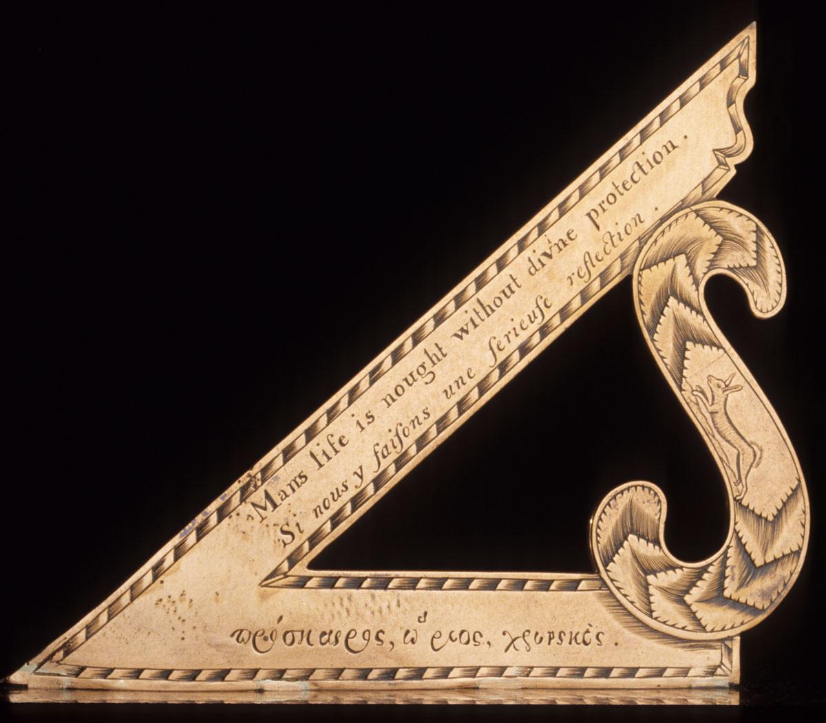 1995.0041 Sundial, studio detail 2