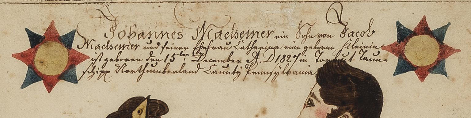 1958.0120.020 Fraktur, detail 1